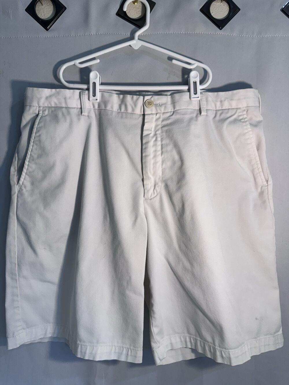 Polo Ralph Lauren Shorts Mens 36 White Classic Chino 9" Inseam Preppy Golf